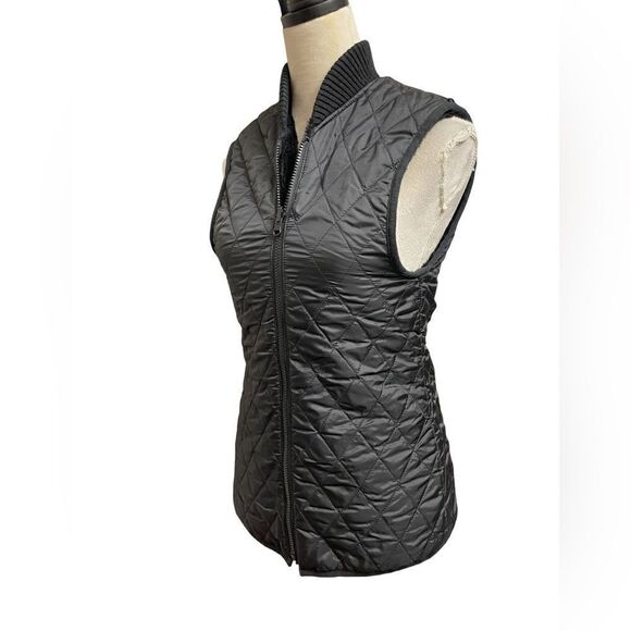 Alpha Industries The N-3B “SLY” Black Faux Fur Lined Quilted Vest (Size: Small) - Picture 7 of 16